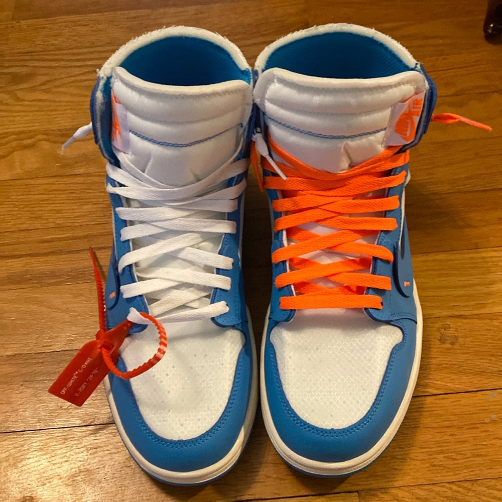 Nike Air Jordan 1 off white UNC size 10